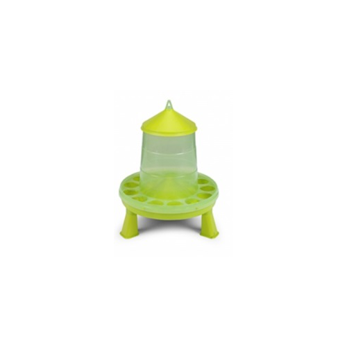 PLASTIC POULTRY FEEDER 2 KG WITH LEGS (GREEN)